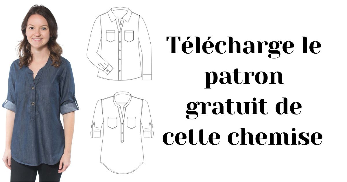 Télécharge le patron gratuit de cette chemise